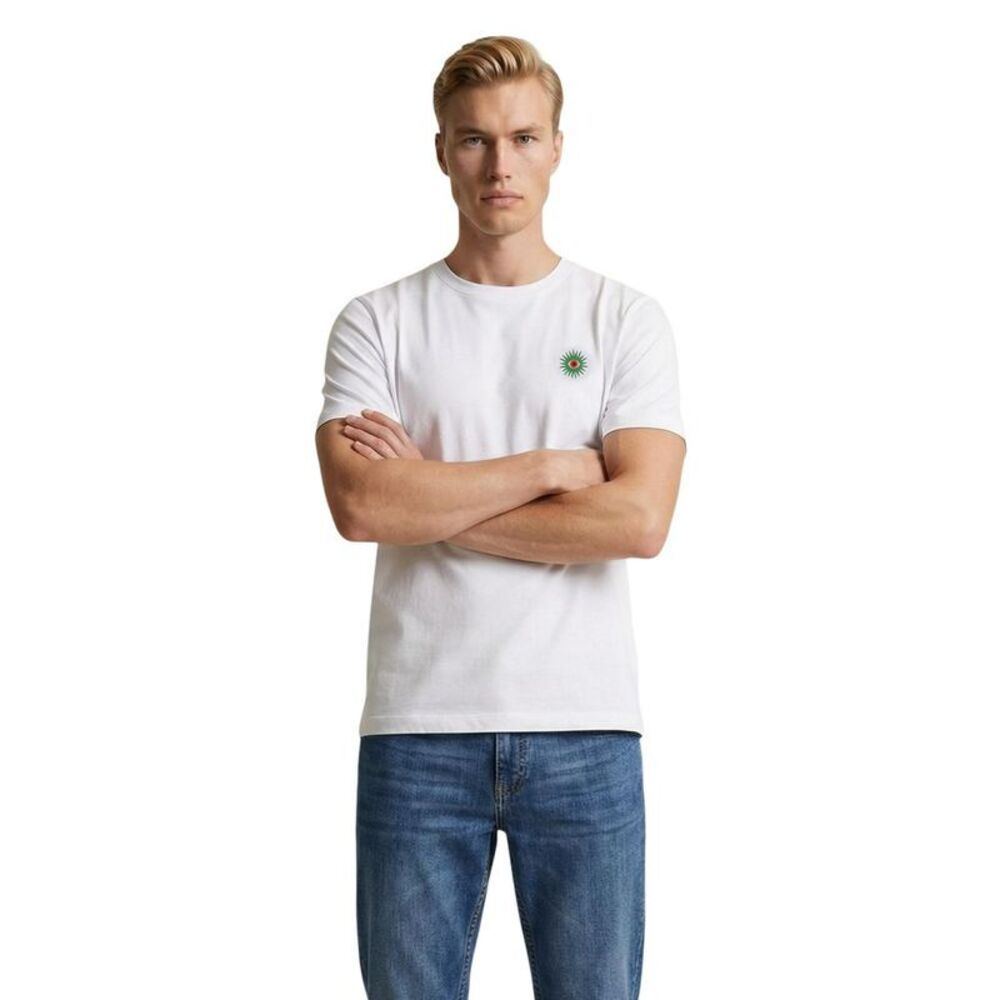 Only & Sons White Organic Cotton Men's T-Shirt